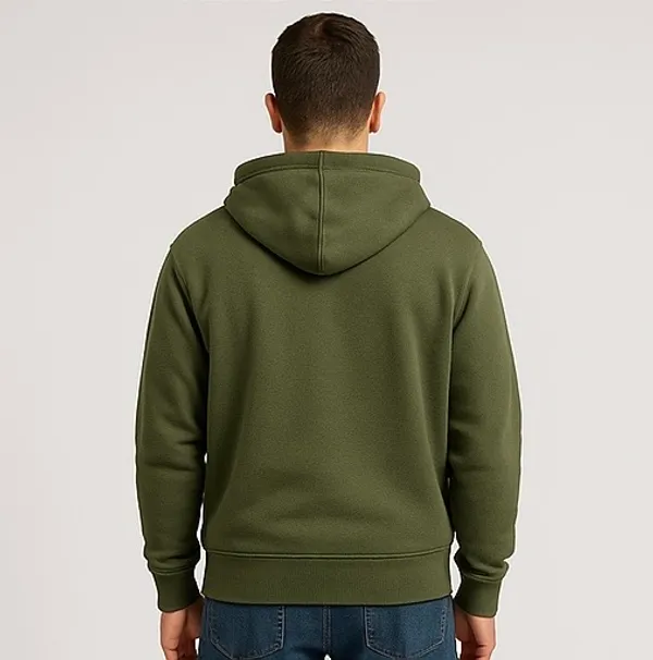 Olive_Cotton_Brushed_Fleece_Essential_Fleece_Hoodie_For_Men