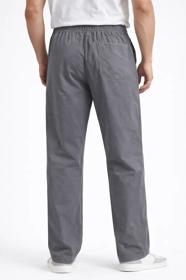 Grey_Nylon_Terry_Spandex_Nitro_Cargo_Lower_For_Men