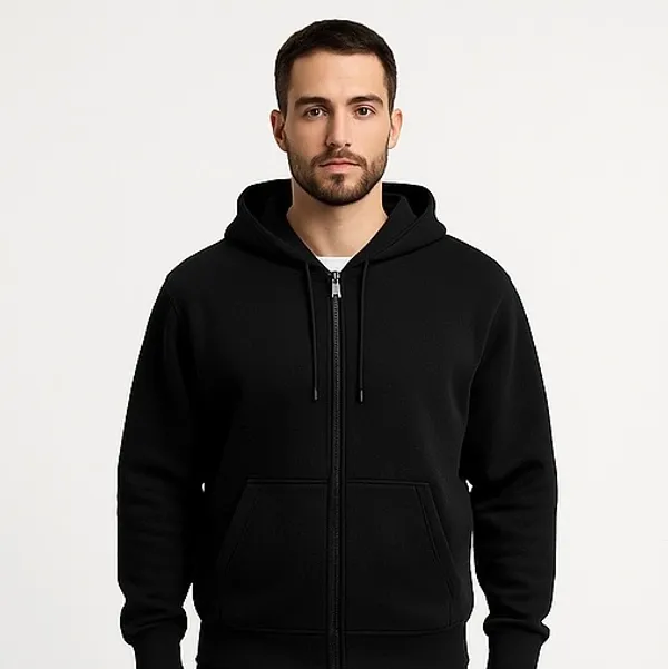 Black_Cotton_Terry_Prime_Terry_Zipper_Hoodie_For_Men