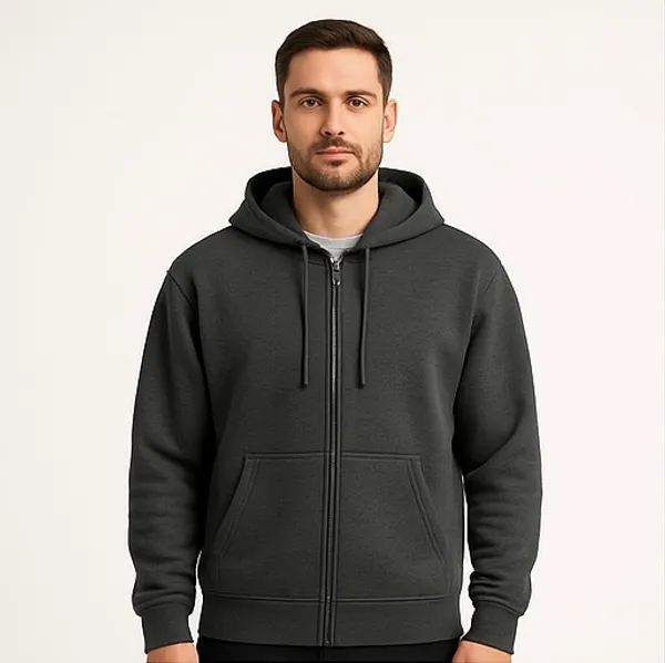 Dark_Grey_Cotton_Terry_Prime_Terry_Zipper_Hoodie_For_Men