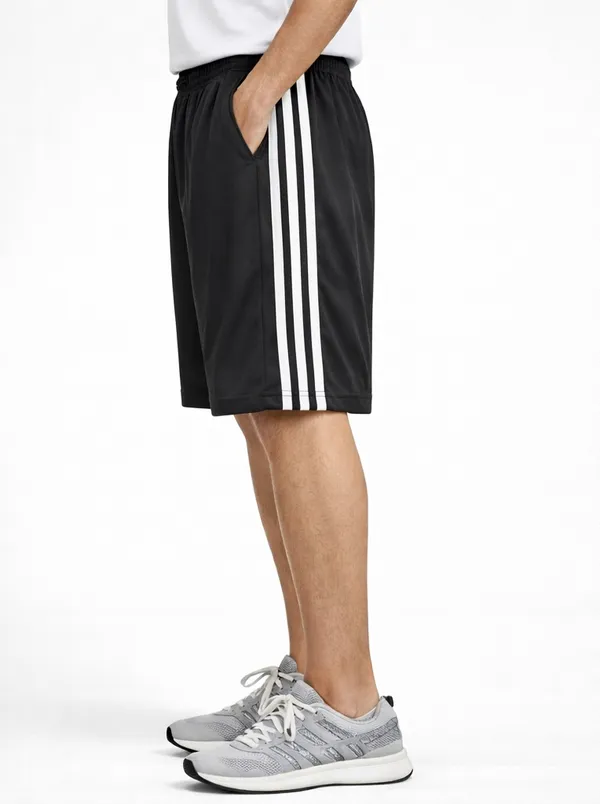 Black_Dri_Fit_Tri_Stripe_Pro_Shorts_For_Men