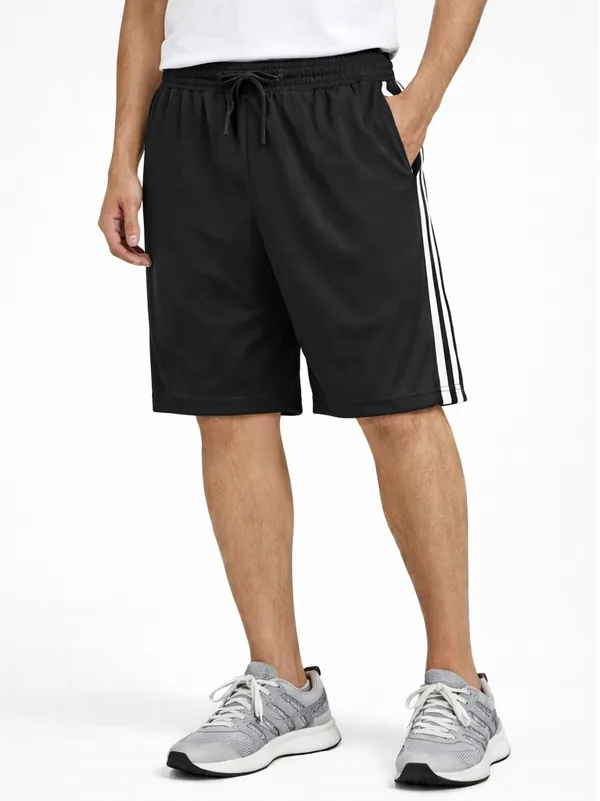 Black_Dri_Fit_Tri_Stripe_Pro_Shorts_For_Men