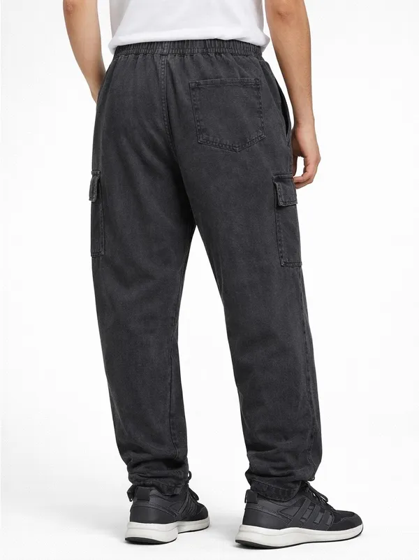 Dark_Grey_Cotton_Rfd_Washedcore_Cargo_Utility_Pants_For_Men