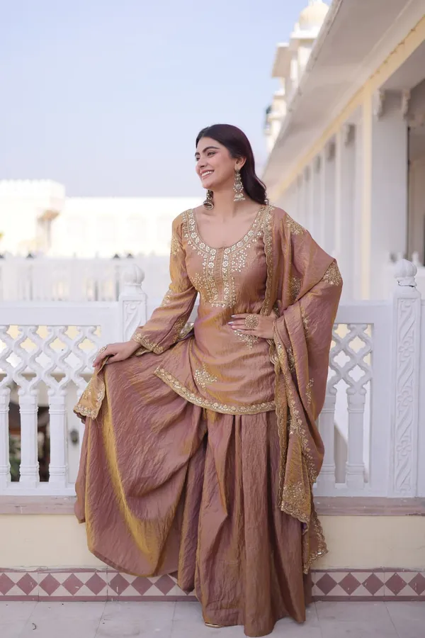 PREMIUM_DESIGNER_READYMADE_TOP-SHARARA-DUPATTA_COLLECTIONS