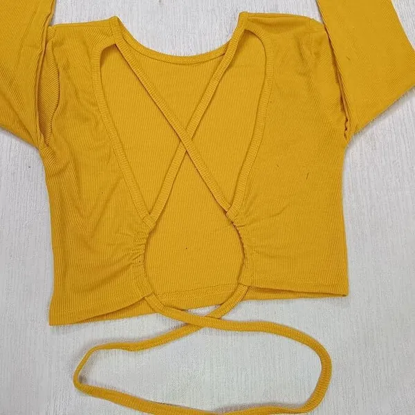 Yellow_Premium_Top_For_Women