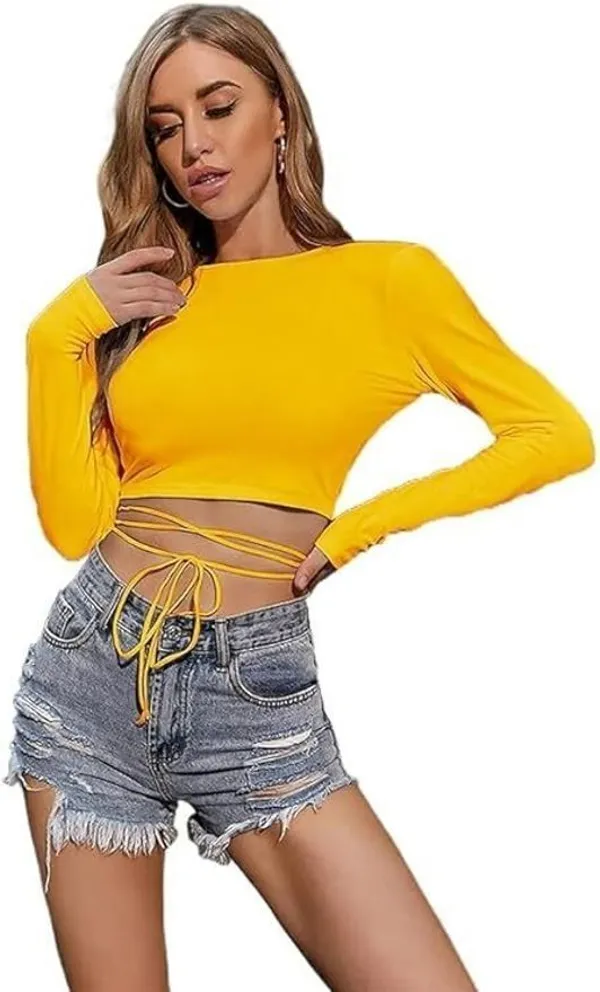 Yellow_Premium_Top_For_Women