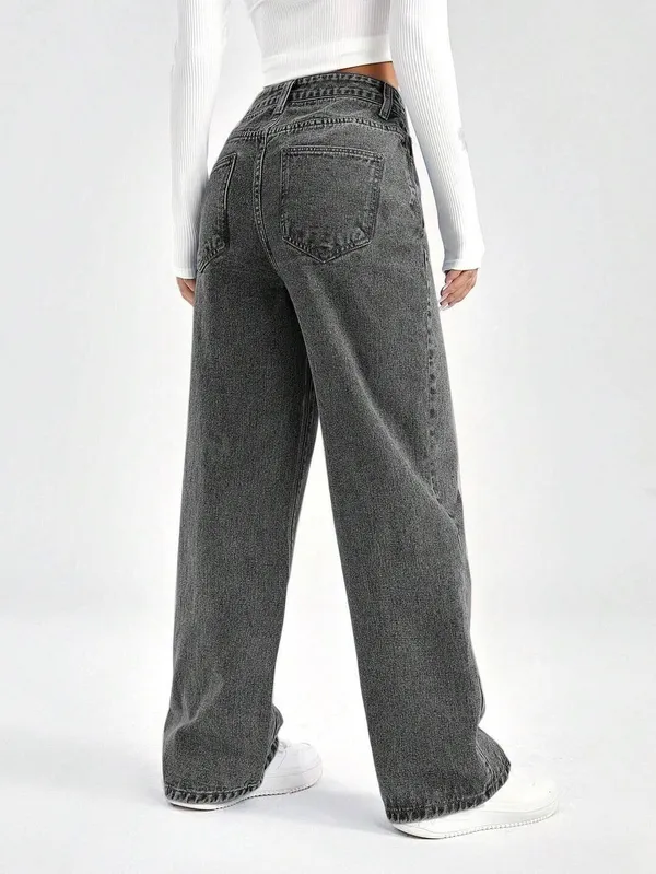 Grey_Premium_Jeans_For_Women