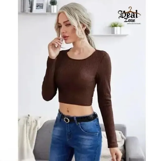 Brown_Premium_Top_For_Women