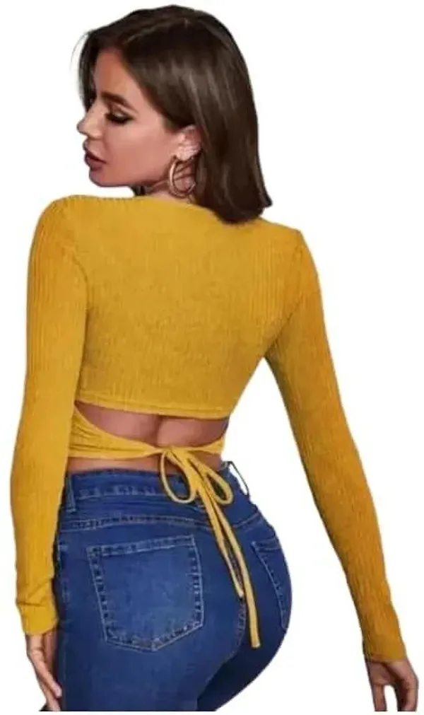 Yellow_Premium_Top_For_Women