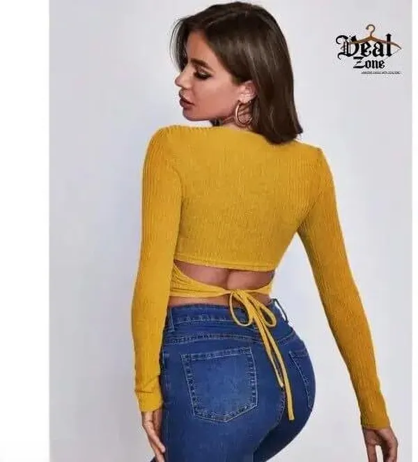 Yellow_Premium_Top_For_Women