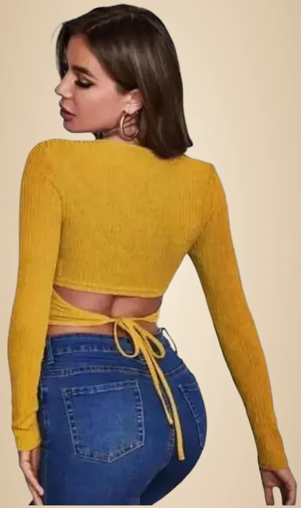 Yellow_Premium_Top_For_Women