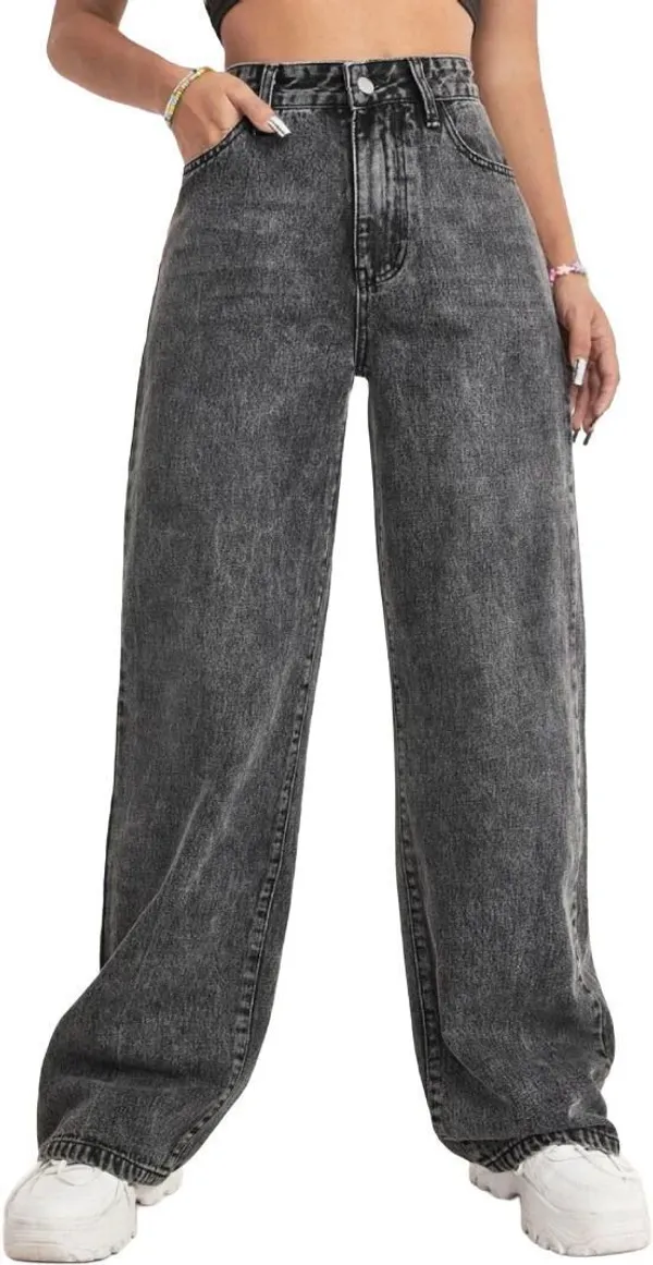 Grey_Premium_Jeans_For_Women