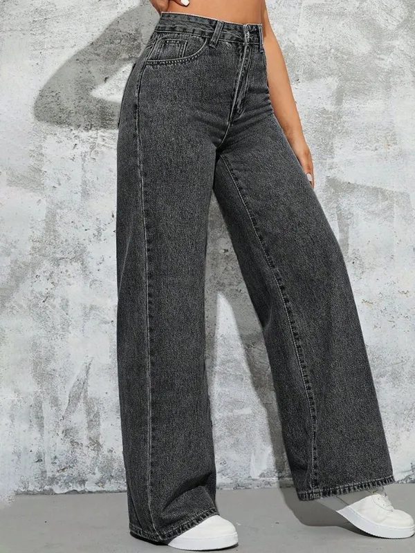 Grey_Premium_Jeans_For_Women