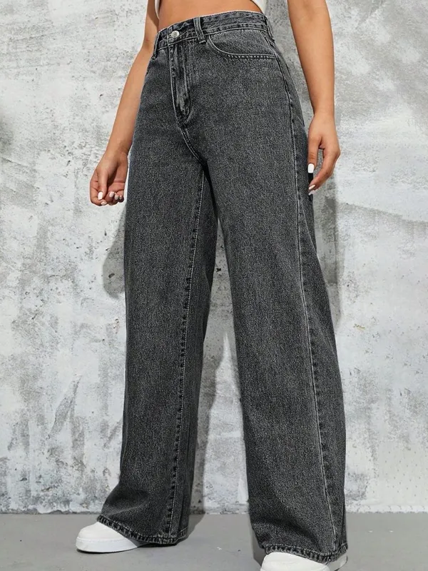 Grey_Premium_Jeans_For_Women