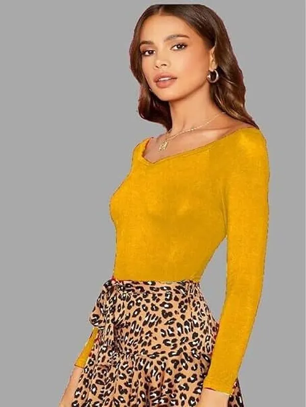 Yellow_Premium_Top_For_Women