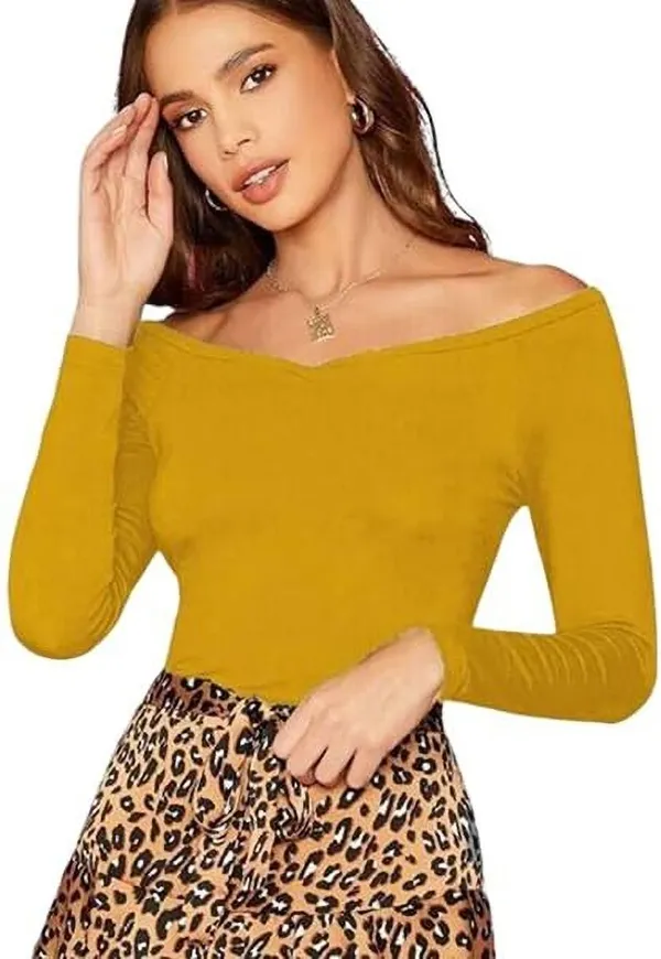 Yellow_Premium_Top_For_Women