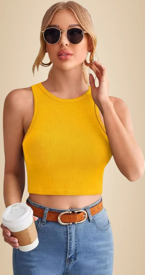 Yellow_Premium_Top_For_Women