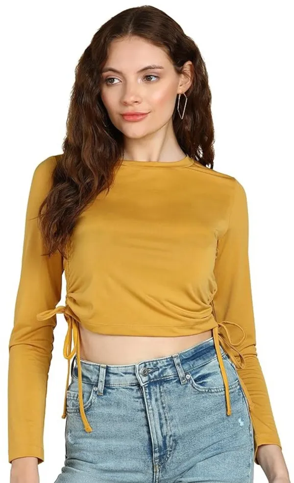 Yellow_Premium_Top_For_Women