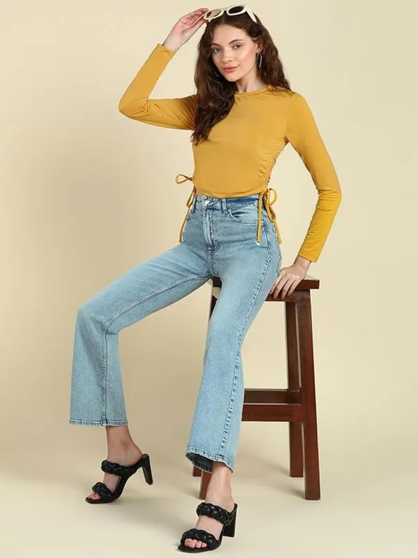Yellow_Premium_Top_For_Women