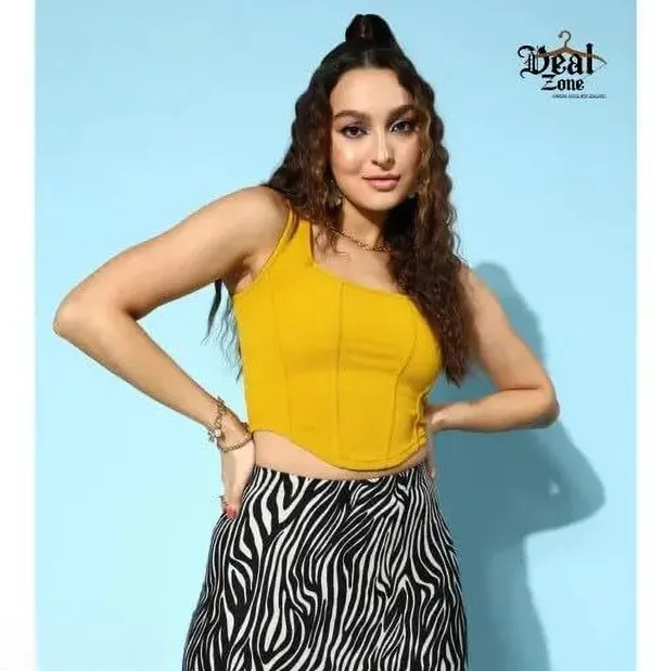 Yellow_Premium_Top_For_Women