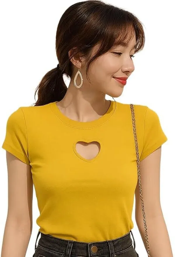 Yellow_Premium_Top_For_Women