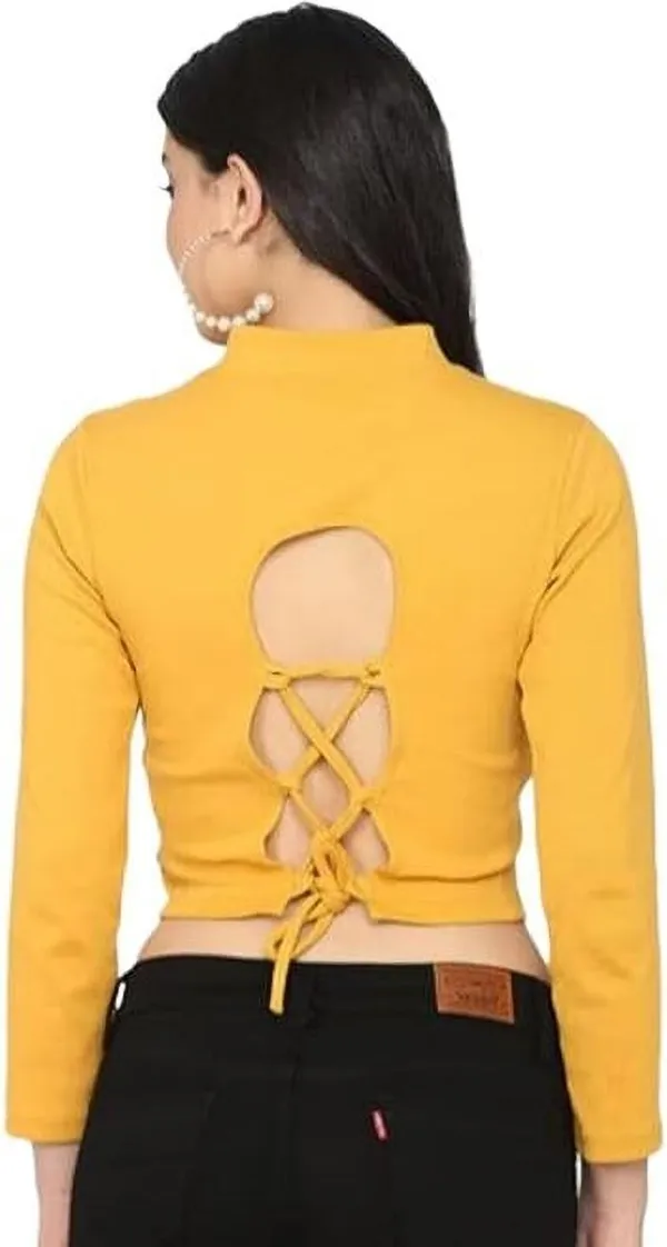 Yellow_Premium_Top_For_Women