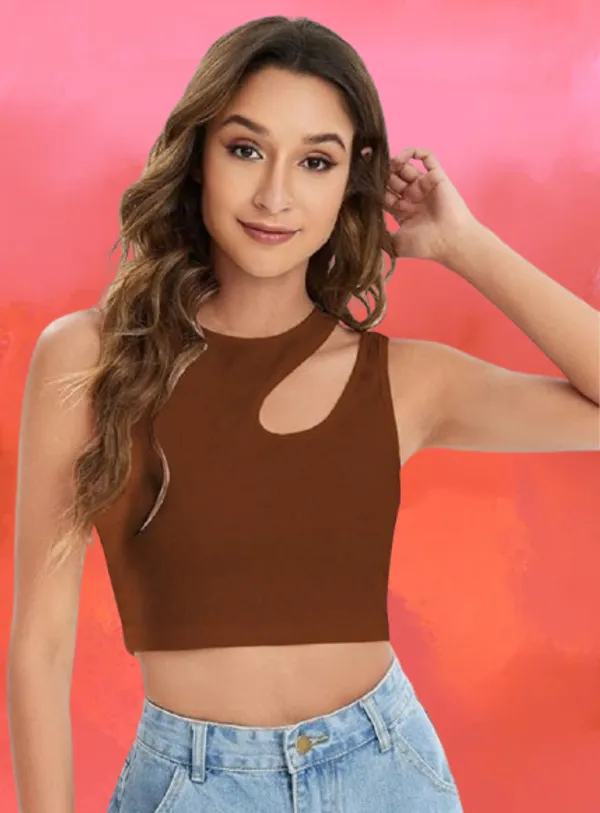 Brown_Premium_Top_For_Women