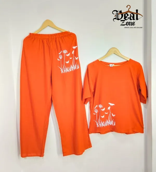 Orange_Premium_Apparel_Set_For_Women