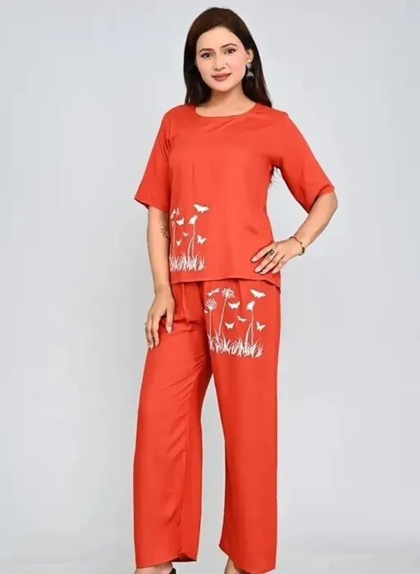 Orange_Premium_Apparel_Set_For_Women