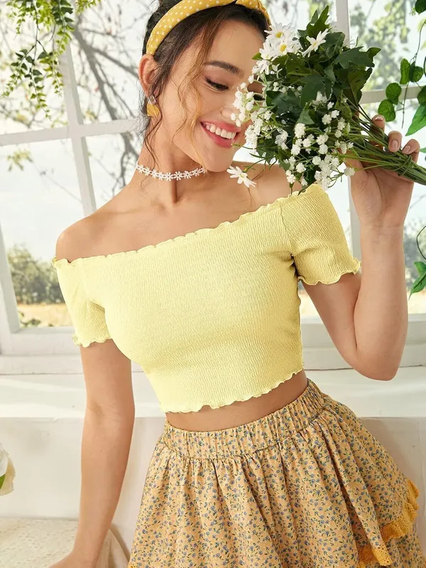 Yellow_Premium_Top_For_Women