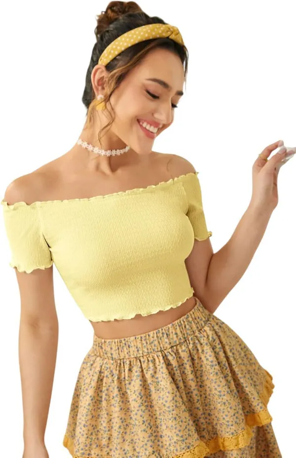 Yellow_Premium_Top_For_Women