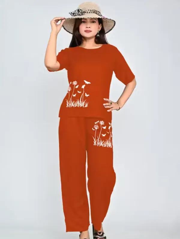 Orange_Premium_Apparel_Set_For_Women