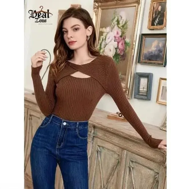 Brown_Premium_Top_For_Women