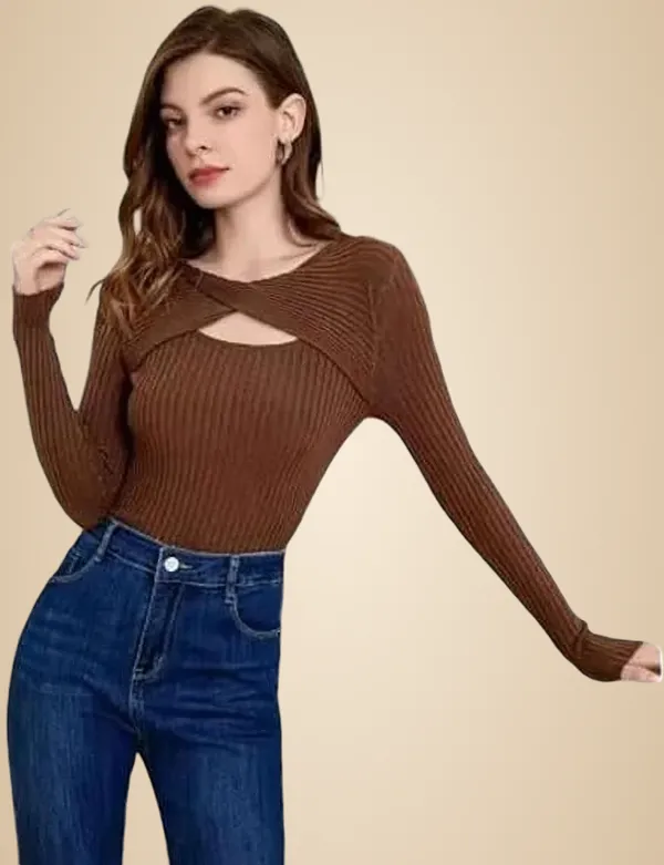 Brown_Premium_Top_For_Women