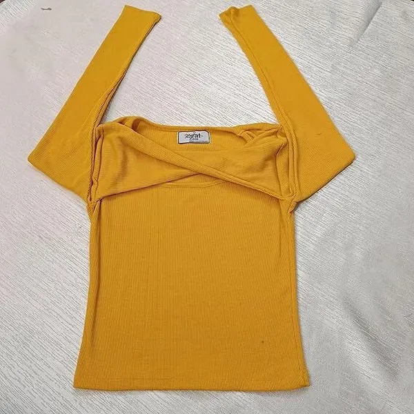 Yellow_Premium_Top_For_Women