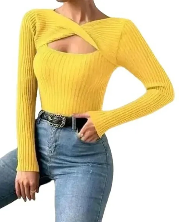 Yellow_Premium_Top_For_Women
