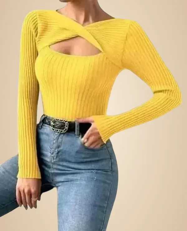 Yellow_Premium_Top_For_Women