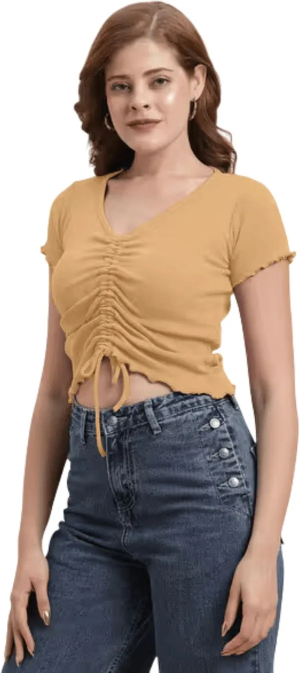 Yellow_Premium_Top_For_Women