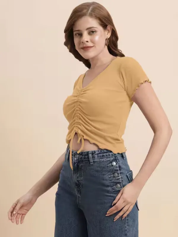 Yellow_Premium_Top_For_Women