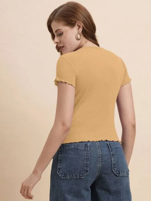 Yellow_Premium_Top_For_Women