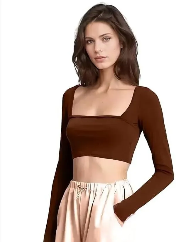 Brown_Premium_Top_For_Women
