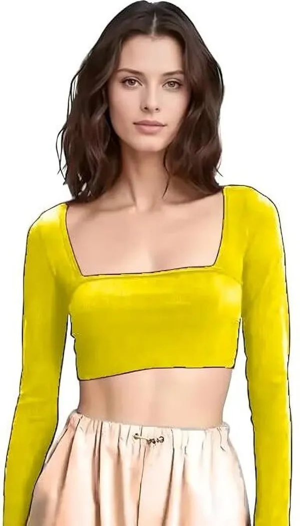 Yellow_Premium_Top_For_Women