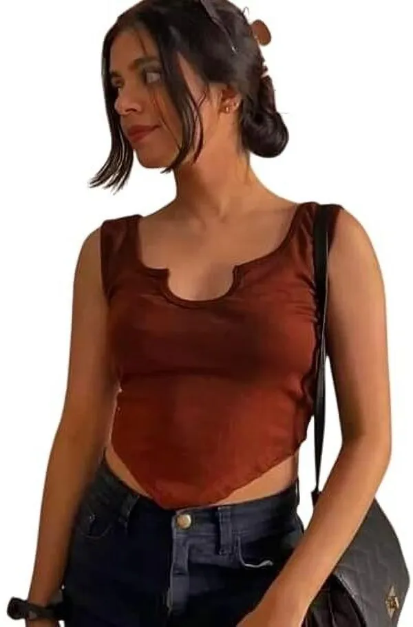 Brown_Premium_Top_For_Women