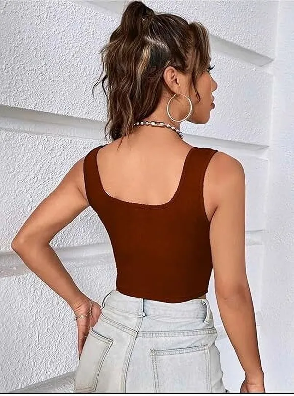 Brown_Premium_Top_For_Women