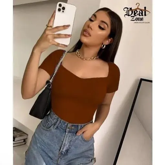 Brown_Premium_Top_For_Women