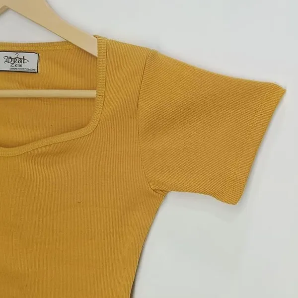 Yellow_Premium_Top_For_Women