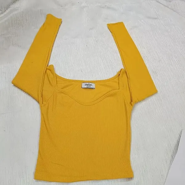 Yellow_Premium_Top_For_Women