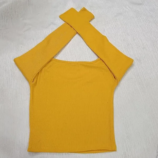 Yellow_Premium_Top_For_Women
