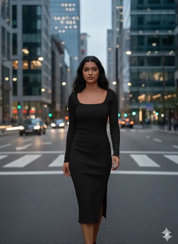 Black_Premium_Quality_Square_Neck_Sidecut__For_Women