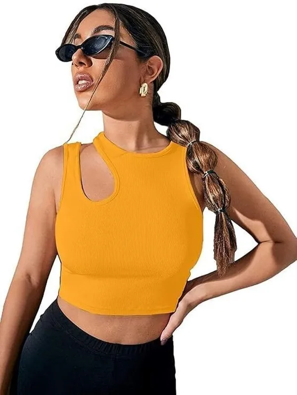 Yellow_Premium_Top_For_Women